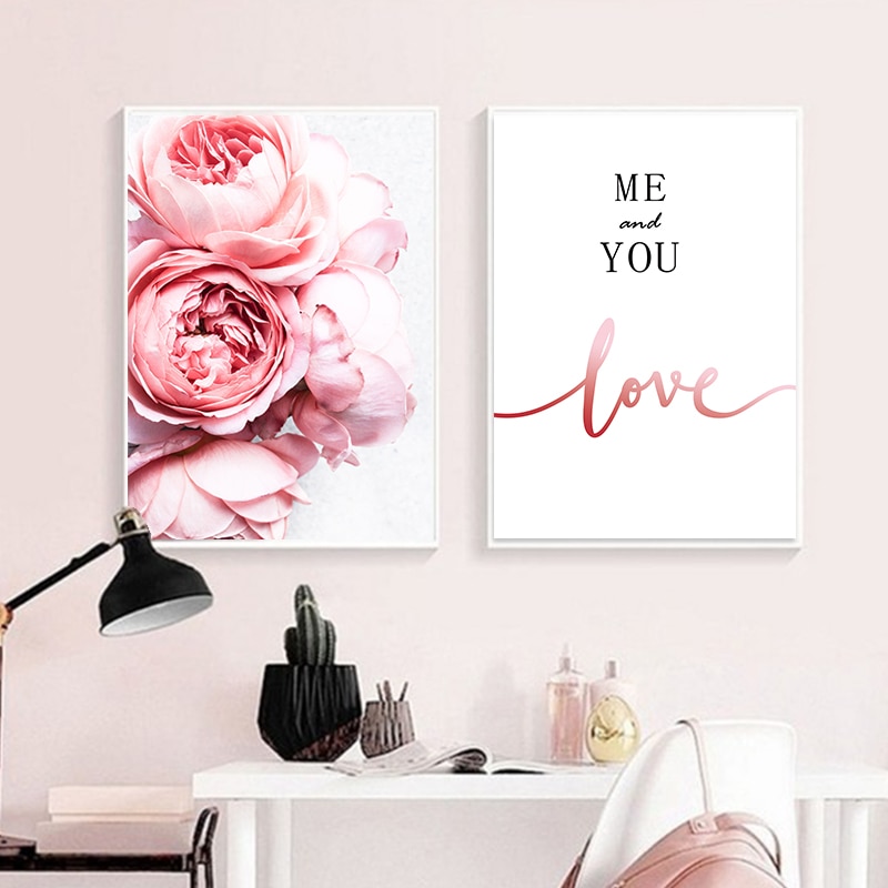 2-Panels-Minimalist-Beauty-LOVE-Floral-Canvas-Painting-Modern-Peony-Flower-Wall-Art-Poster-Wall-Pictures-3.jpg