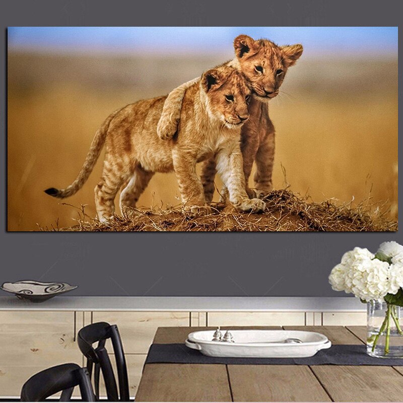 African-Brotherly-Love-Lion-Cubs-Animals-Canvas-Painting-Wild-Animal-Posters-and-Prints-Wall-Art-Pictures-1.jpg