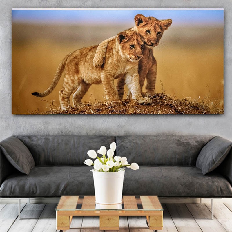 African-Brotherly-Love-Lion-Cubs-Animals-Canvas-Painting-Wild-Animal-Posters-and-Prints-Wall-Art-Pictures-4.jpg