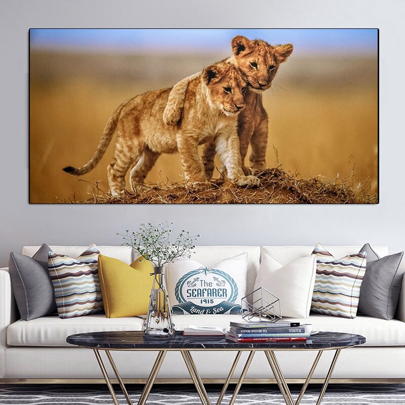 African-Brotherly-Love-Lion-Cubs-Animals-Canvas-Painting-Wild-Animal-Posters-and-Prints-Wall-Art-Pictures-5.jpg