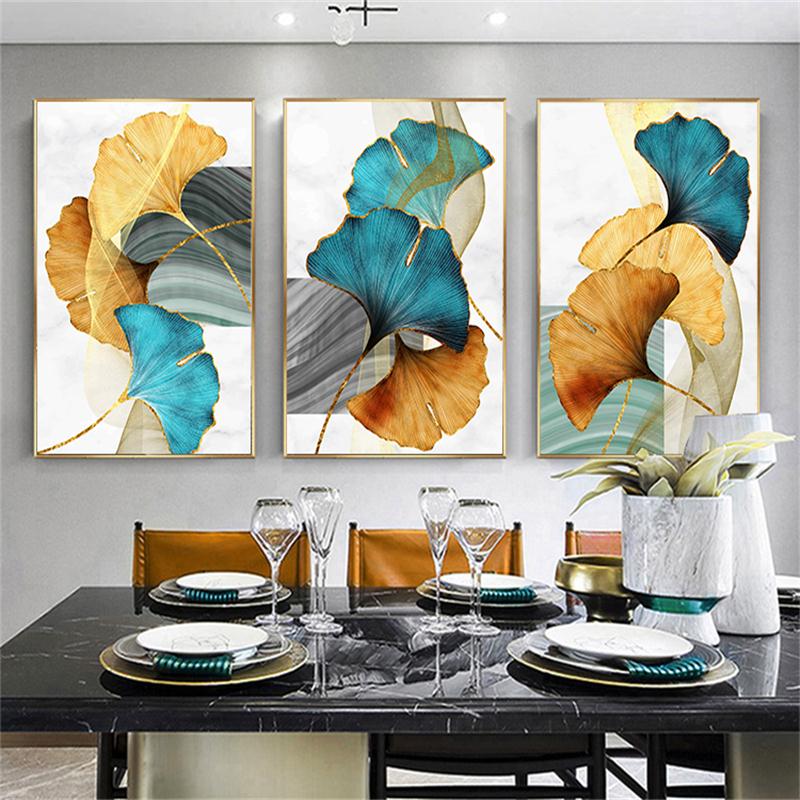 Blue-Green-Yellow-Gold-Plant-Leaf-Abstract-Poster-Nordic-Canvas-Print-Wall-Art-Painting-Modern-Picture-2.jpg