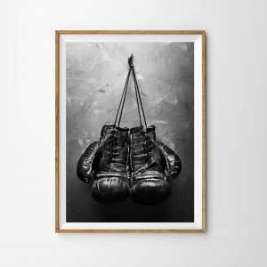 Boxing Gloves Vintage Canvas Nordic Style Picture Wall Art Modular Home Decoration Painting Print Poster for Living Room Cuadros