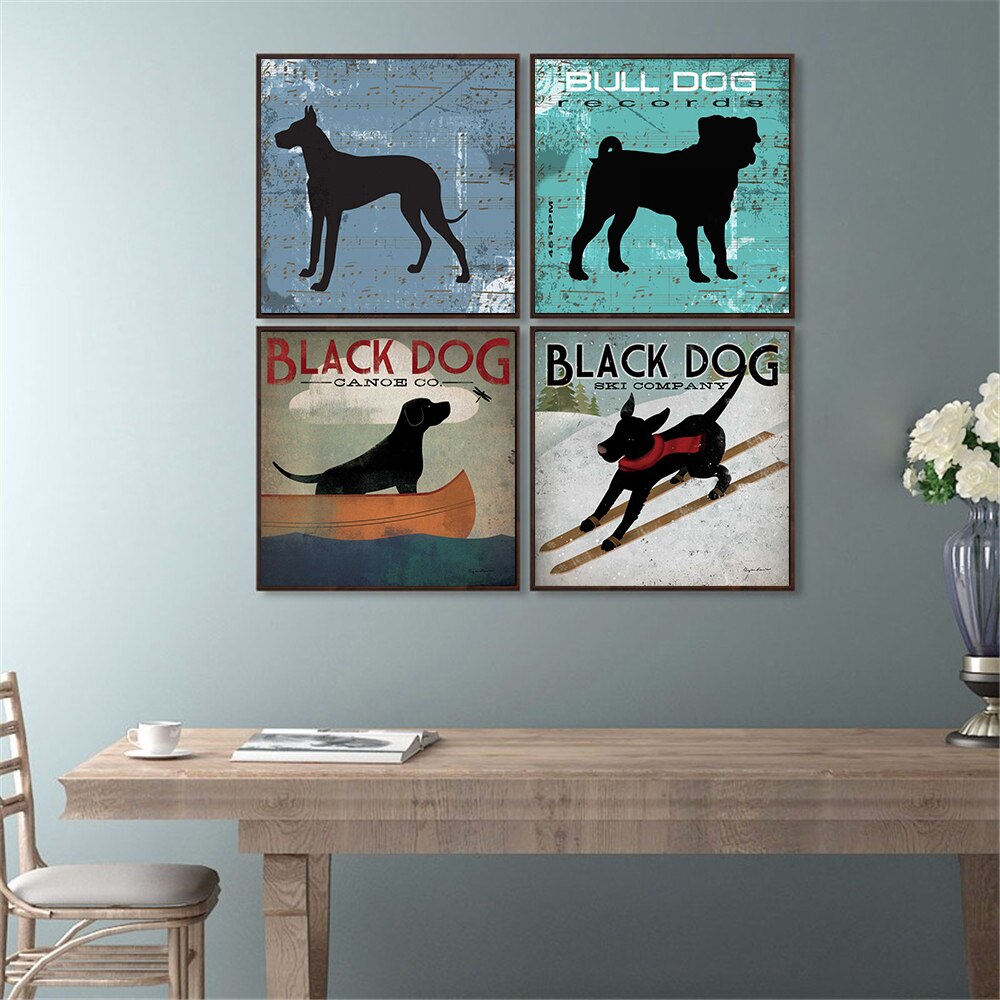 Bull-Dog-Skiing-Vintage-Poster-Canvas-Prints-Wall-Pictures-Abstract-Painting-Animals-Black-Dog-Cuadros-Decoracion-2.jpg