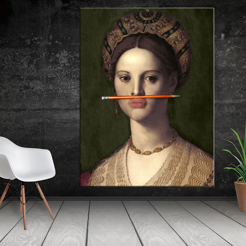 Classical-European-Oil-Woman-Canvas-Fun-Lips-Pen-Paintings-Wall-Abstract-Landscape-Wall-Art-Prints-Posters-4.jpg