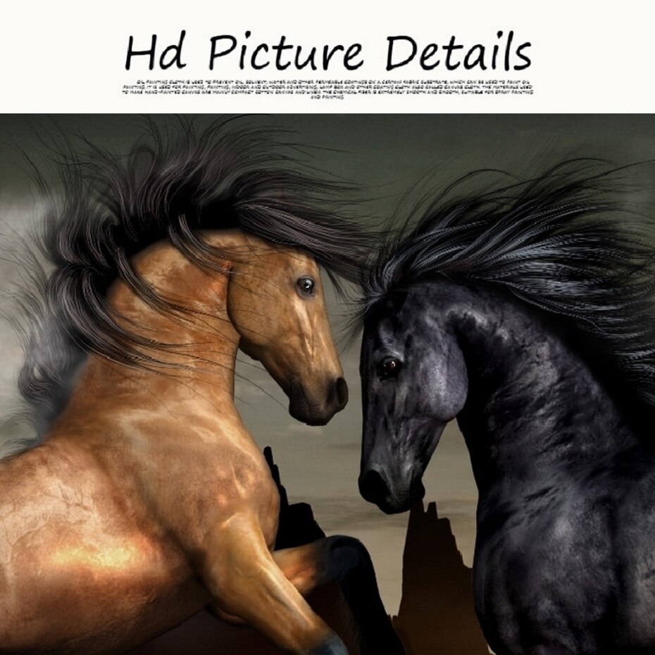 Couple-Black-and-Yellow-Horse-Animals-Wall-Art-Canvas-Paintings-Love-Posters-and-Prints-Wall-Art-3.jpg