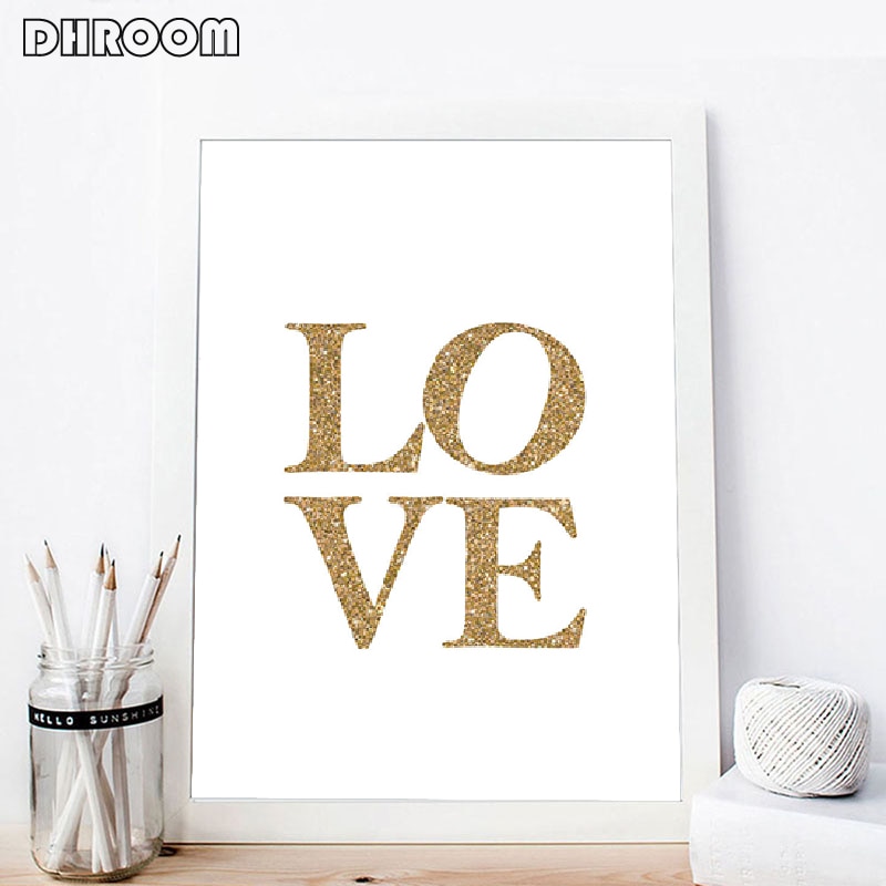 Gold-Nursery-Poster-Print-Gold-Heart-Love-Word-Gold-Foil-Canvas-Painting-Modern-Diamond-Wall-Art-2.jpg