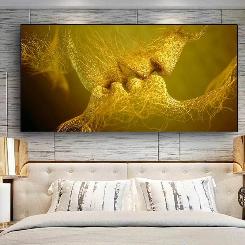 Golden-And-Black-Love-Kiss-Oil-Painting-on-Canvas-Posters-and-Prints-Cuadros-Wall-Art-Pictures-3.jpg
