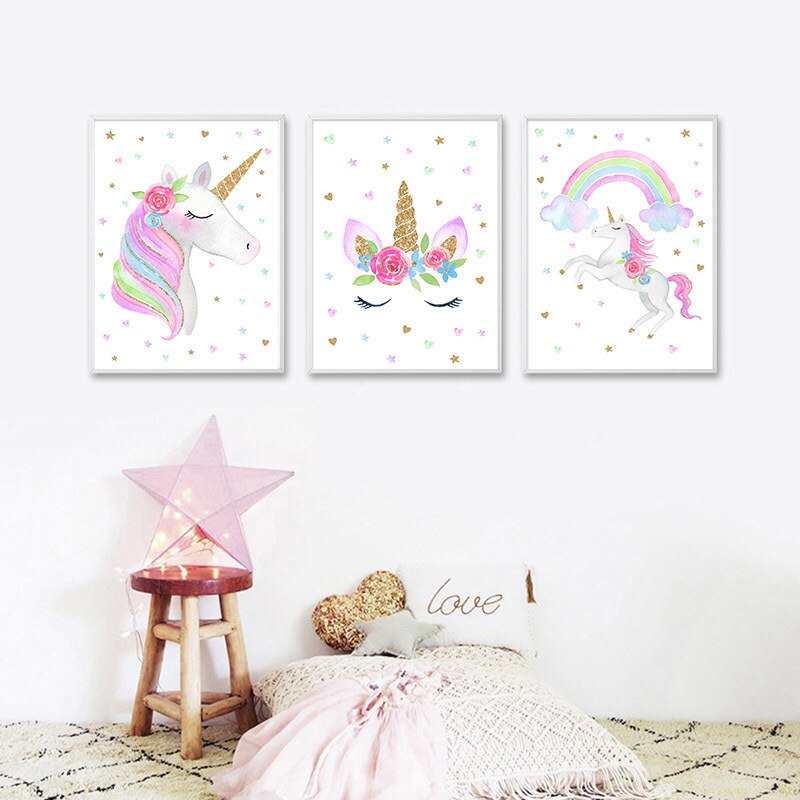 Lovely-Unicorn-Painting-Cute-Children-s-Room-Cartoon-Decorative-Poster-Girl-Pink-Star-Unicorn-Kindergarten-Decoration-1.jpg