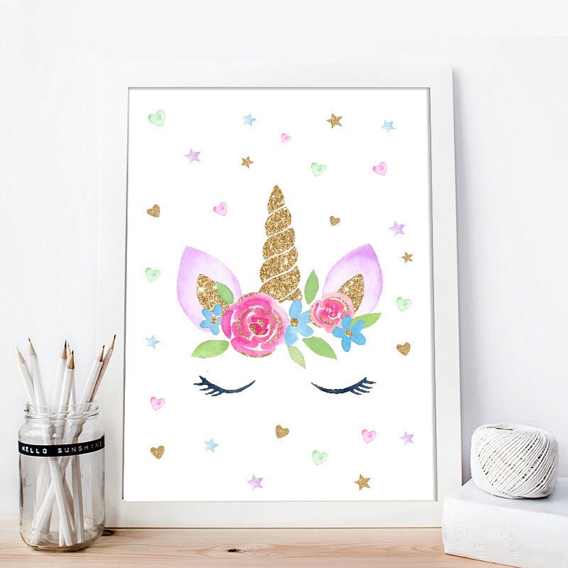 Lovely-Unicorn-Painting-Cute-Children-s-Room-Cartoon-Decorative-Poster-Girl-Pink-Star-Unicorn-Kindergarten-Decoration-2.jpg