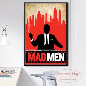 Mad Men Hot TV Series Show Art Painting Vintage Canvas Poster Wall Home Decor