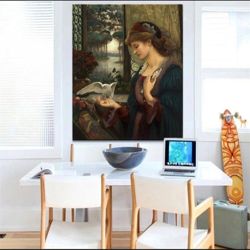 Marie-Spartali-Stillman-Love-s-Messenger-Canvas-Paintings-Posters-and-Prints-Wall-Art-Picture-for-Living-1.jpg