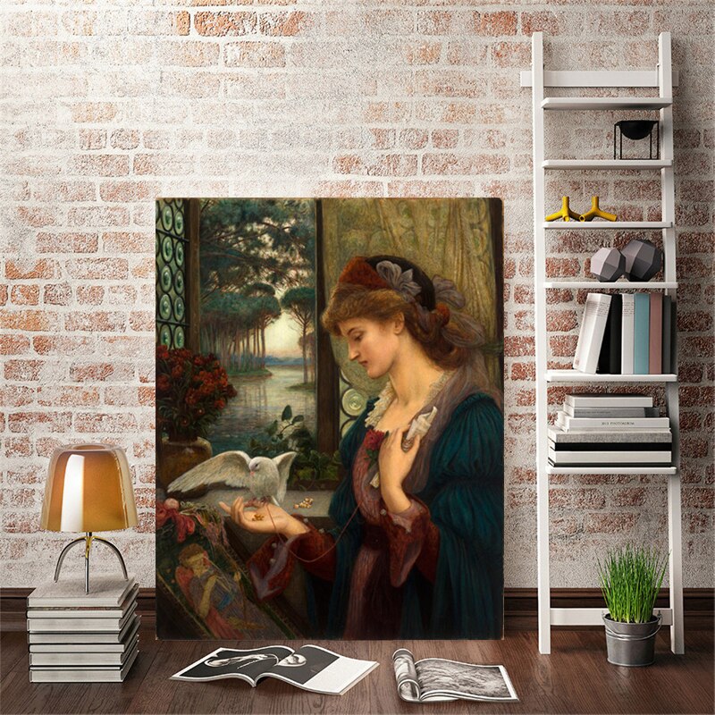 Marie-Spartali-Stillman-Love-s-Messenger-Canvas-Paintings-Posters-and-Prints-Wall-Art-Picture-for-Living-3.jpg