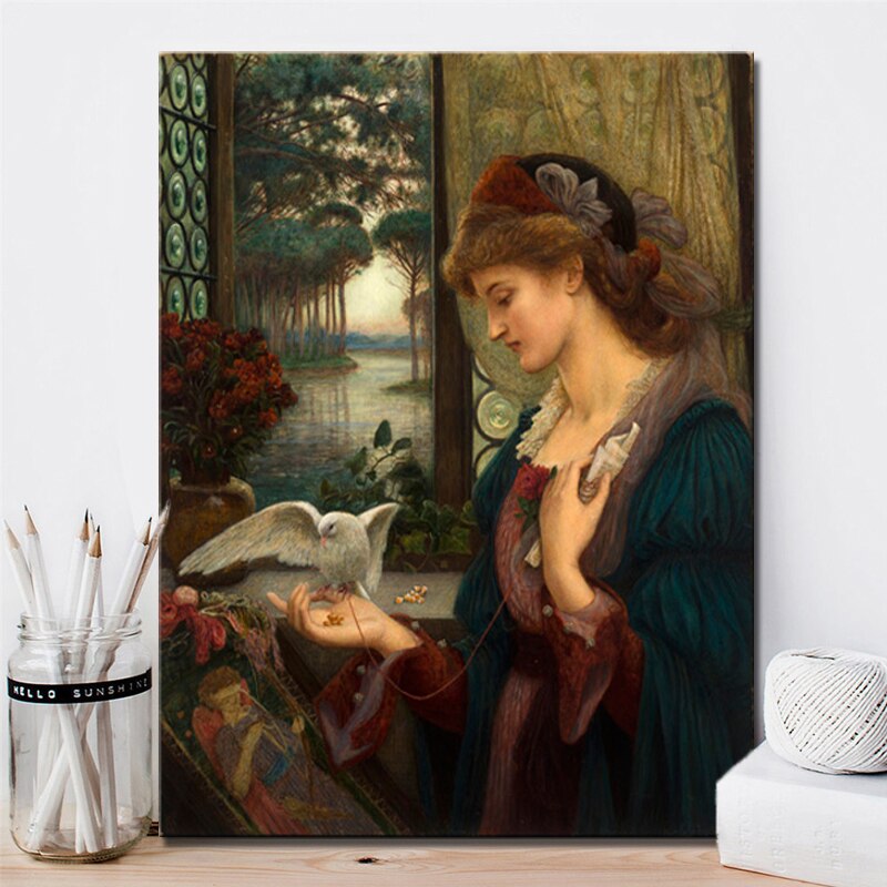 Marie-Spartali-Stillman-Love-s-Messenger-Canvas-Paintings-Posters-and-Prints-Wall-Art-Picture-for-Living.jpg