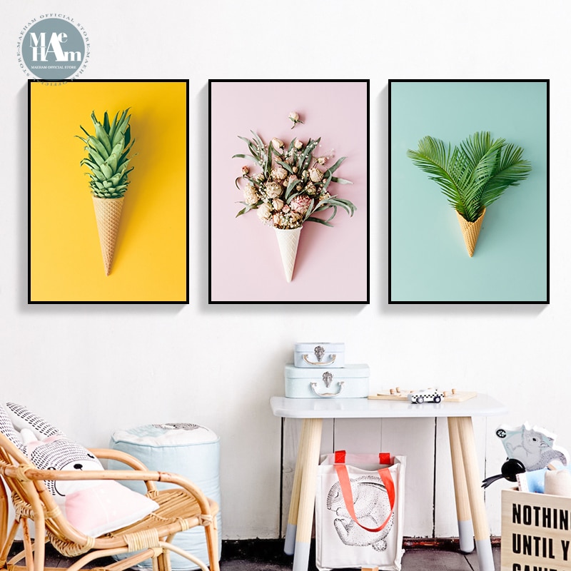 Nordic-Poster-Floral-Leaf-Pineapple-Wall-Art-Canvas-Painting-Botanical-Posters-and-Prints-Wall-Pictures-for.jpg