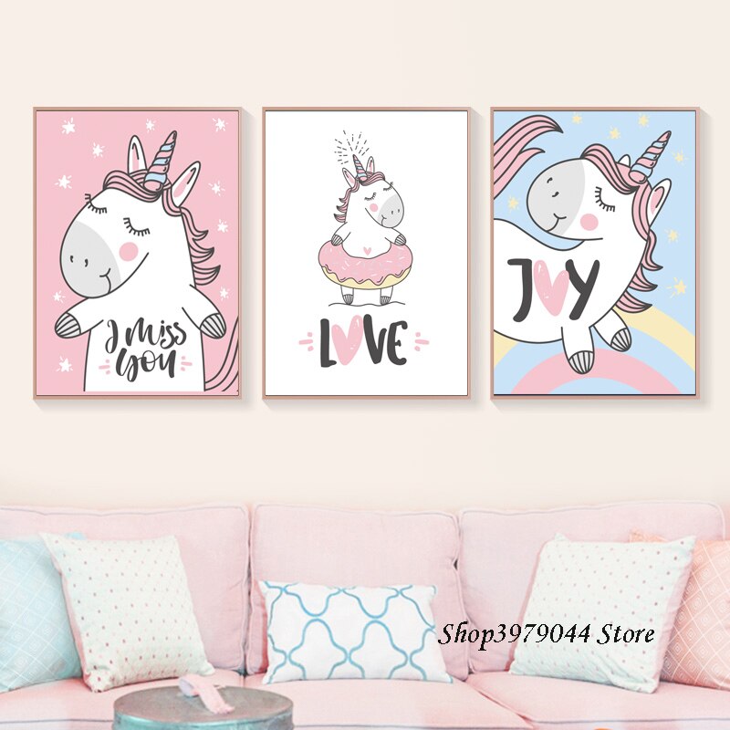 Pink-Heart-Nursery-Canvas-Print-Unicorn-Poster-Love-Letter-Posters-And-Prints-Baby-Painting-Nordic-Kids-1.jpg