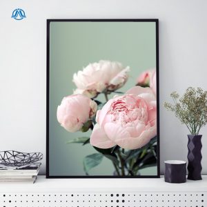 Posters and Prints Peony Flower Nordic Floral Canvas Painting Wall Art Pictures For Living Room Scandinavian Home Decor No Frame
