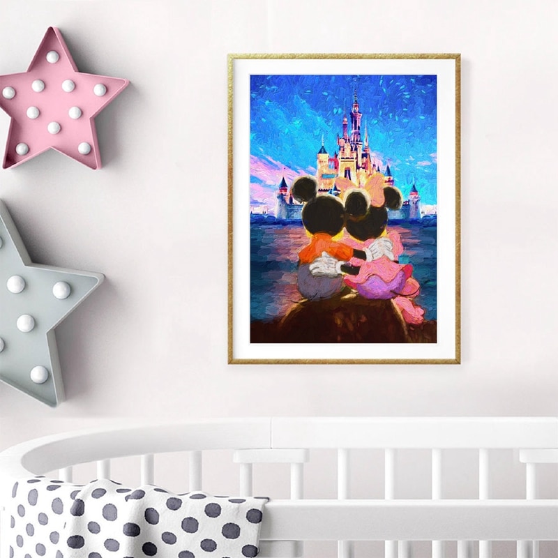 Romantic-Castle-Cartoon-Posters-and-Prints-Oil-Painting-Art-Romantic-Canvas-Pictures-Nursery-Kids-Room-Magical-3.jpg
