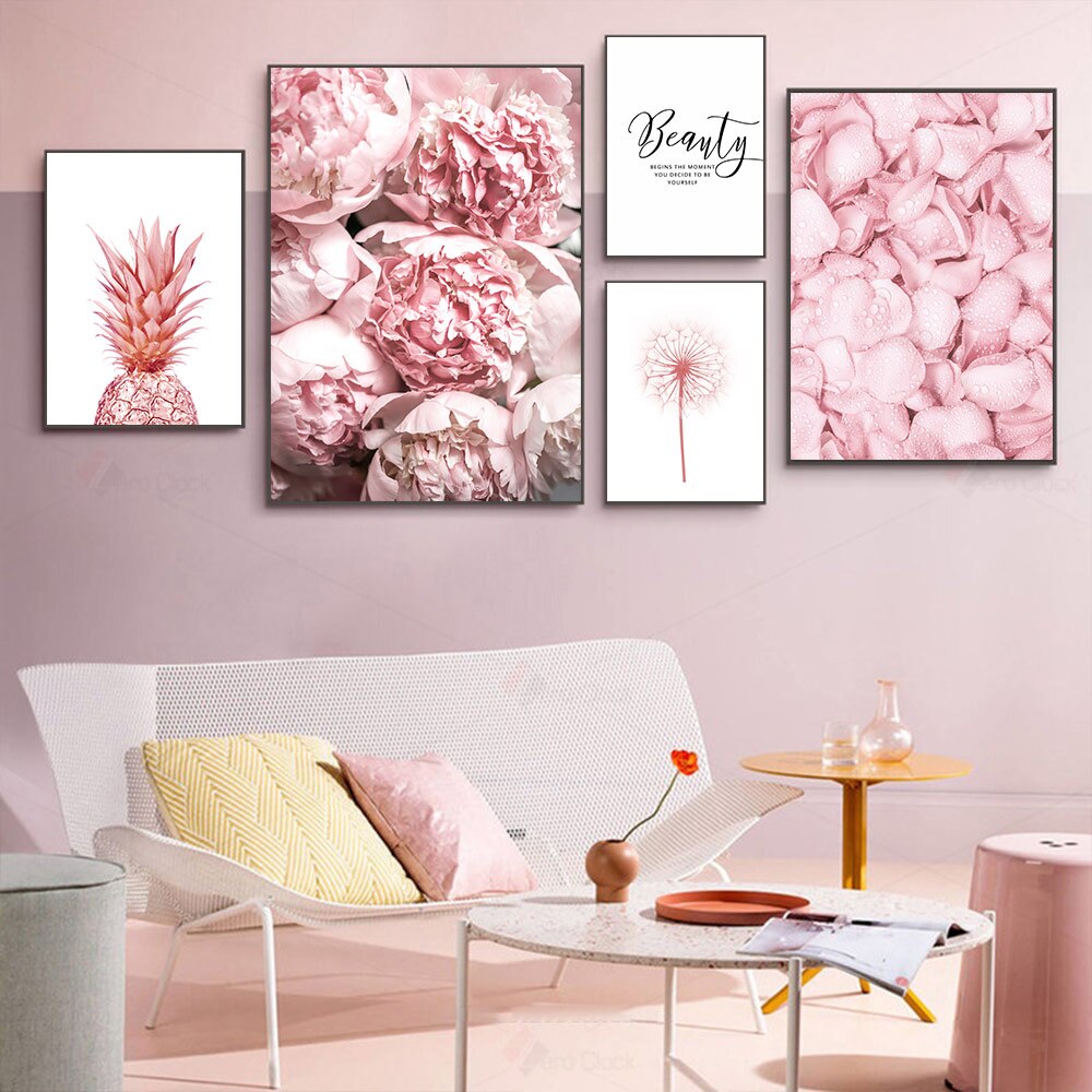 Rose-Peony-Flowers-Canvas-Poster-Pink-Pineapple-Dandelion-Wall-Art-Painting-Nordic-Floral-Print-Scandinavian-Picture.jpg