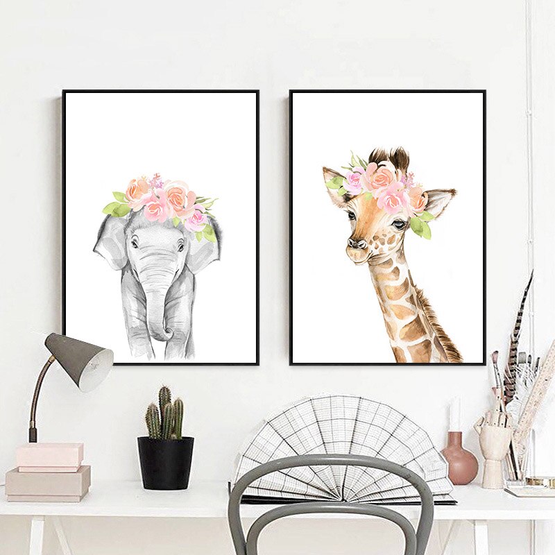 Safari-Floral-Animal-Elephant-Lion-Child-Poster-Canvas-Art-Nursery-Print-Wall-Painting-Picture-Nordic-Kid-1.jpg