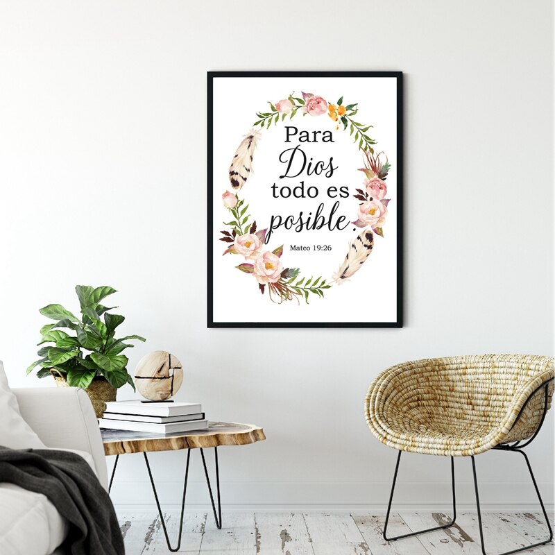 Spanish-Bible-Verse-Quotes-Print-God-Christian-Wall-Art-Decor-Para-Dios-todo-es-Spain-Wall-1.jpg