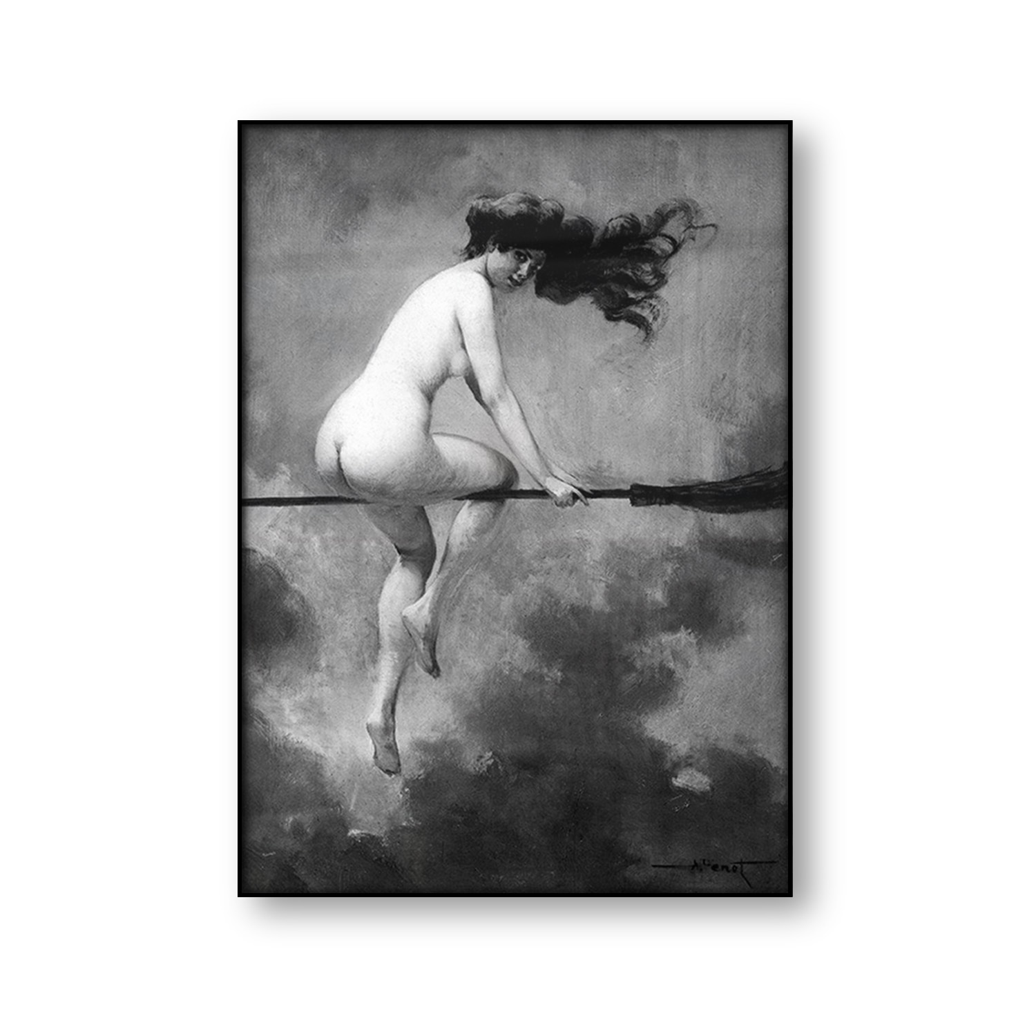 Witch-Riding-Broomstick-Vintage-Poster-Wall-Art-Canvas-Print-Witch-Broom-Gothic-Occult-Halloween-Antique-Black.jpg