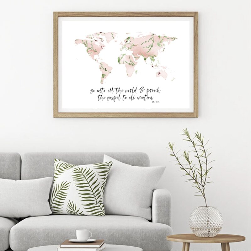 World-Map-Print-Mark-16-15-Bible-Verse-Watercolor-Floral-Art-Canvas-Painting-Scripture-Christian-Poster-2.jpg