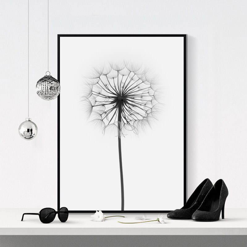 07G-Simple-Nordic-Plant-Dandelion-A4-A3-A2-Canvas-Art-Painting-Print-Poster-Picture-Wall-Office-2.jpg