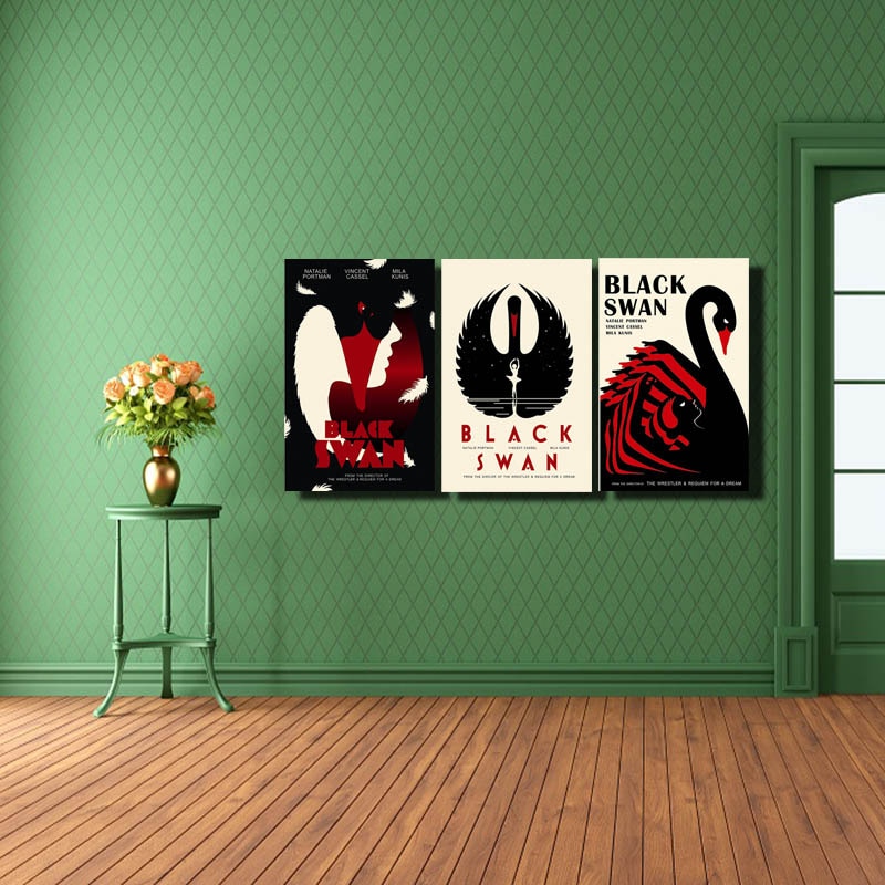 3-Panel-beautiful-black-swan-cartoon-Animal-and-letters-Wall-Decor-Canvas-Poster-Printed-paintings-free-4.jpg