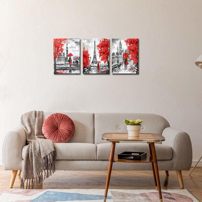 3-Piece-Canvas-Print-Wall-Art-Black-and-Red-Romantic-Couple-Paris-Tower-Big-Ben-Scenery-5.jpg