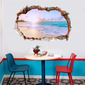 3D DIY Wall Sticker наклейки Natural landscape Family Home Wall Sticker Removable Mural Decals  Art Room Decor Wall Sticker 32