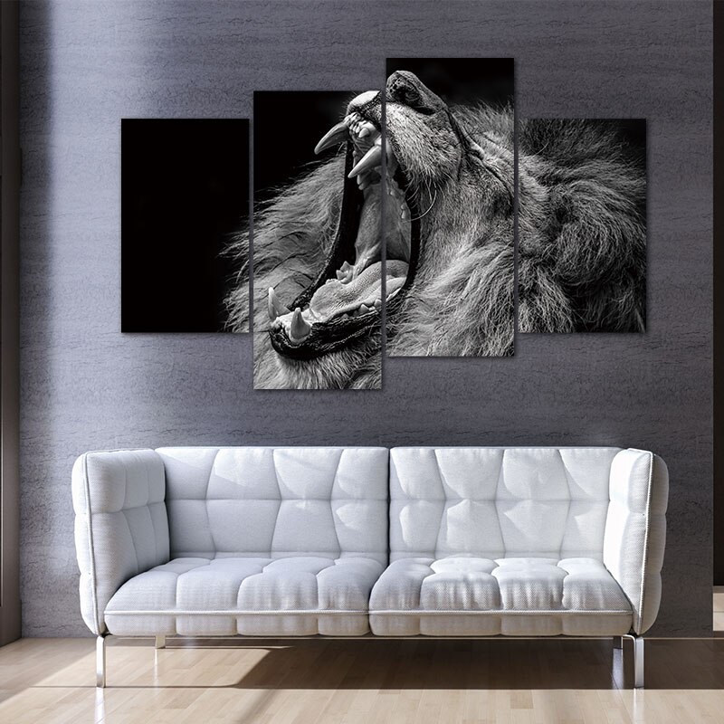 4-Panels-Unframed-Canvas-Photo-Prints-The-Roaring-Lion-Wall-Decorations-for-Living-Room-Home-Office-2.jpg