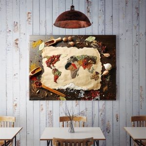 40x60cm Restaurant Kitchen Creative Food Posters Canvas Painting Grains Spices Pictures living room HD wall art prints