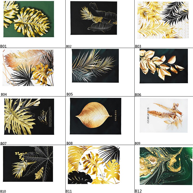 50-70cm-Abstract-Golden-Plants-Leaves-Pattern-Picture-Wall-Poster-Modern-Style-Art-Canvas-Painting-Living-4.jpg