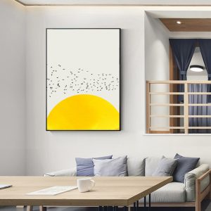 A Thousand of Birds Abstract Nordic Simple Canvas Art Prints  Canvas Art Wall Paintings Animals Posters and Prints Home Decor
