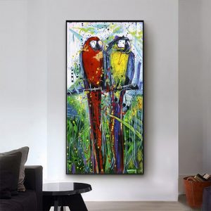 AAVV Wall Art Painting Canvas Print Graffiti Figure Picture For Living Room Home Decor No Frame