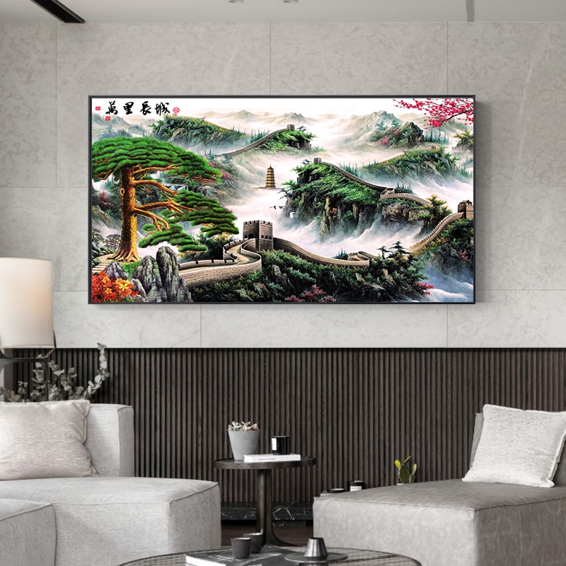 Abstract-Art-Chinese-Great-Wall-Landscape-Canvas-Paintings-Posters-Prints-Wall-Art-Picture-for-Living-Room-1.jpg