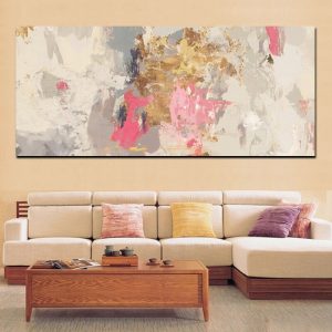 Abstract Art Craft Hand Canvas Painting Posters and Prints Cuadros Wall Art Pictures for Living Room Bedroom Home Decoration