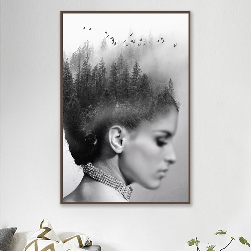 Abstract-Beautiful-Forest-Girl-Black-and-White-Painting-Canvas-Wall-Art-Posters-Print-Pictures-Modern-Picture-1.jpg