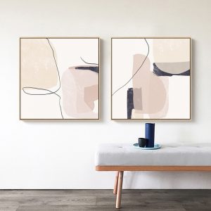 Abstract Beige Marble Geometric Graphics Canvas Paintings Poster Print Wall Art Giclee Artwork for Wall Living Room Home Decor
