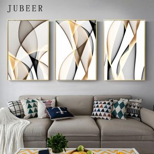Abstract Canvas Painting Line Wall Art Decorative Picture for Living Room Nordic Decoration Home Abstract Painting  Poster