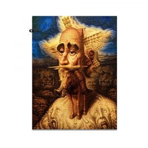 Abstract Decoration Pictures Canvas Painting Don Quixote Oil Paintings Wall Pictures For Living Room Modern Home Decor No Frame