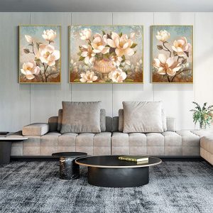 Abstract Floral Flower Oil Painting on Canvas Prints Modern Living Room Pop Art Posters Wall Picture Home Romantic Decorativos