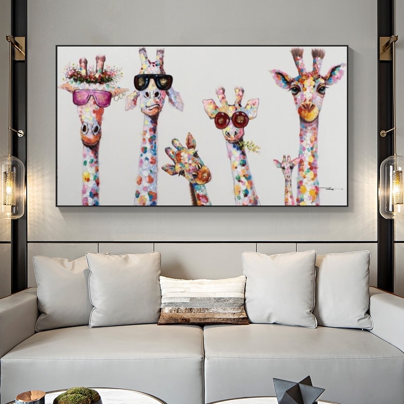 Abstract-Giraffe-Family-Graffiti-Art-Canvas-Paintings-On-the-Wall-Art-Posters-And-Prints-Animals-Street-1.jpg