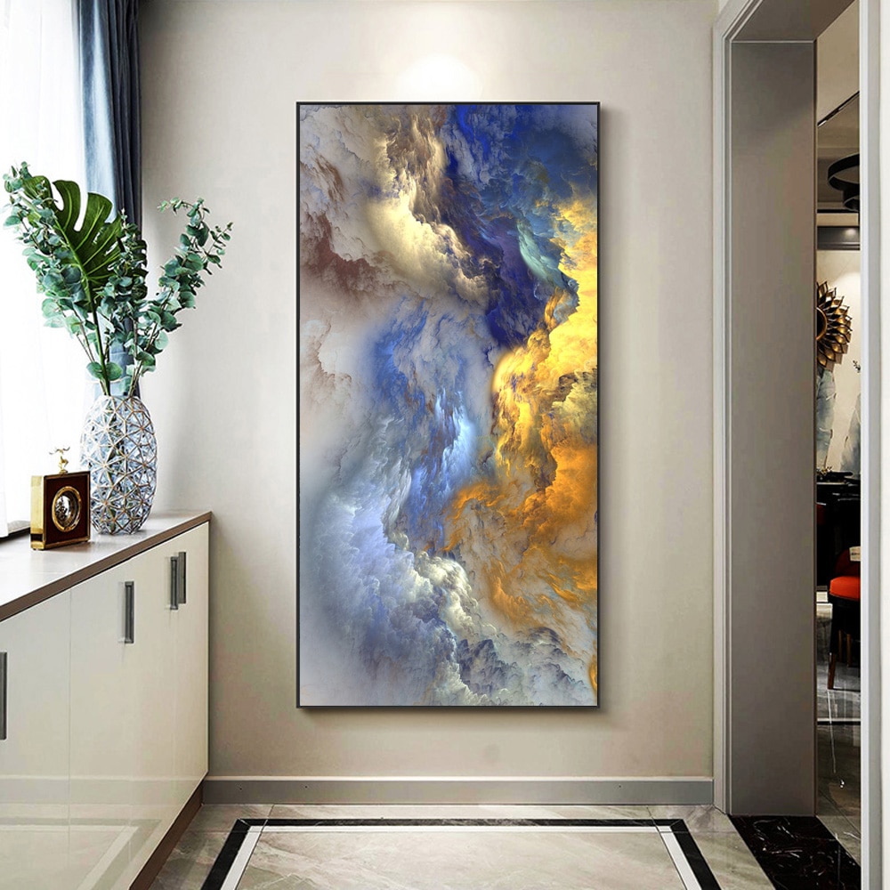 Abstract-Golden-And-Blue-Cloud-Mist-Nordic-Wall-Art-Canvas-Posters-And-Prints-Fantasy-Picture-For-1.jpg