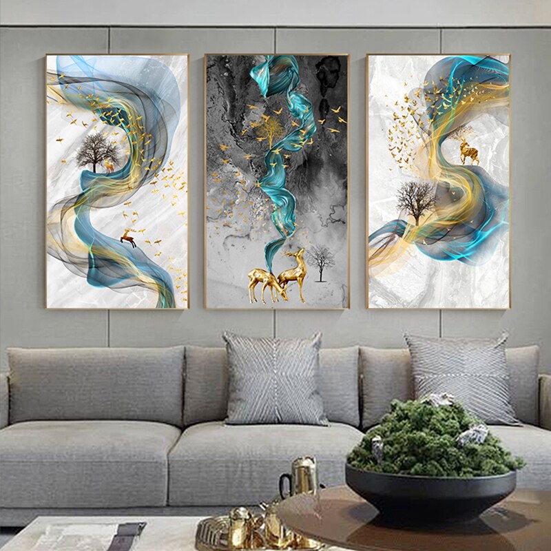 Abstract-Golden-Deer-Canvas-Painting-Posters-And-Prints-Blue-Gold-Quadros-Wall-Art-Modern-Picture-For.jpg