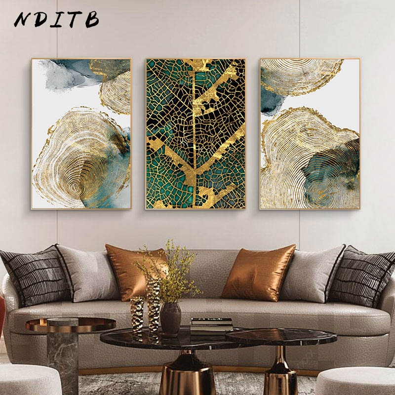 Abstract-Golden-Leaf-Annual-Ring-Painting-Minimalist-Canvas-Art-Poster-and-Print-Modern-Wall-Picture-Living.jpg