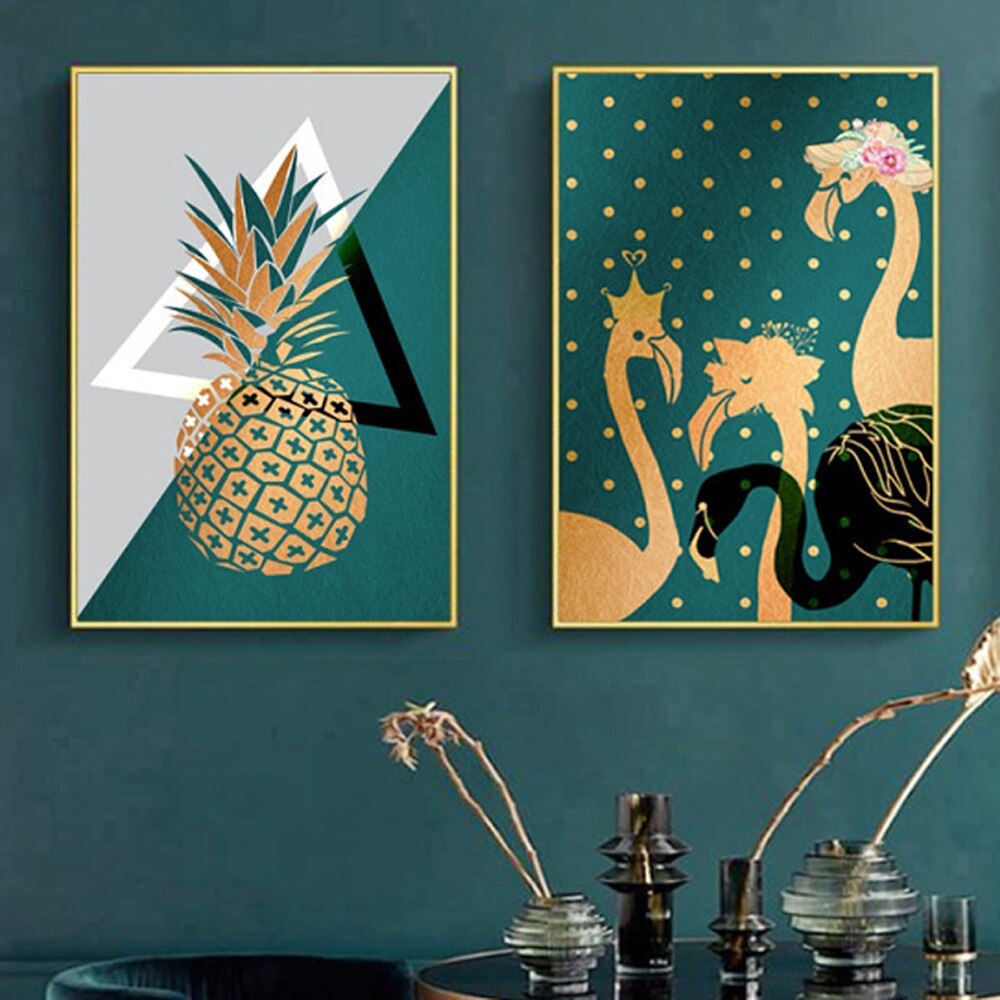 Abstract-Green-And-Gold-Pineapple-Canvas-Poter-Print-Modern-Geometry-Plant-Painting-Large-Leaf-Home-Wall-1.jpg