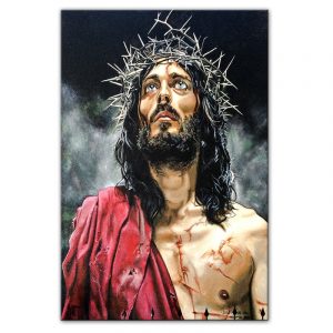 Abstract Jesus Canvas Paintings On The Wall Posters And Prints Portrait of Jesus Wall Pictures For Living Room Wall Decoration