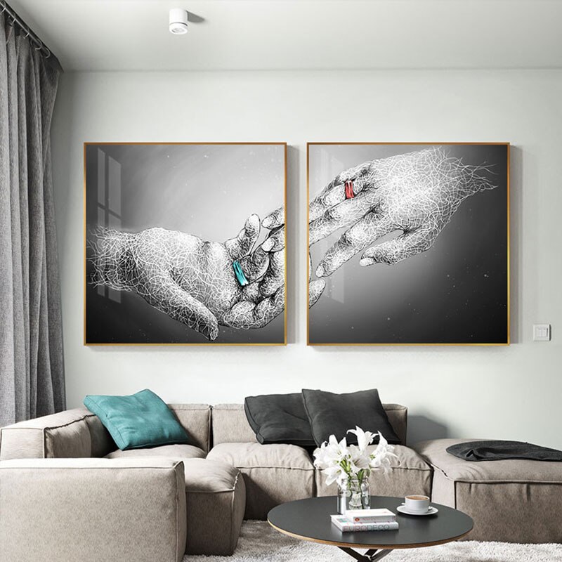 Abstract-Minimalist-Lover-with-Rings-Canvas-Painting-Black-and-White-Wall-Art-Picture-for-Living-Room-1.jpg