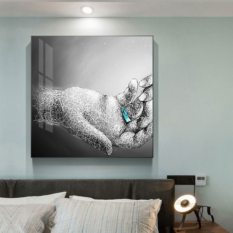 Abstract-Minimalist-Lover-with-Rings-Canvas-Painting-Black-and-White-Wall-Art-Picture-for-Living-Room-3.jpg